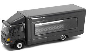 Tiny City HINO500 Covered Vehicle Transporter (Gray) (Diecast Car)