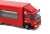 Tiny City HINO500 Covered Vehicle Transporter (Red) (Diecast Car) Item picture3