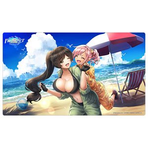 [Dolphin Wave] Rubber Mat (Urami Ironworks) (Card Supplies)