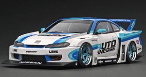 LB-Super Silhouette S15 SILVIA White/Blue (Diecast Car)