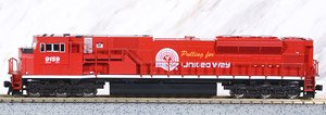 EMD SD90/43MAC CP #9159 Pulling for United Way (Model Train)