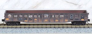 105 44 620 (N) 50` Steel Side, 15 Panel, Fixed End Gondola, Fishbelly Sides NW/exNKP RD# N&W 269079 NSFT CAR #4 (Model Train)