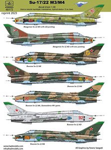 Su-17/22 M3/M4 デカール (デカール)