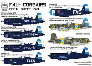 F4U Corsairs Decal Sheet Part2 (Decal)