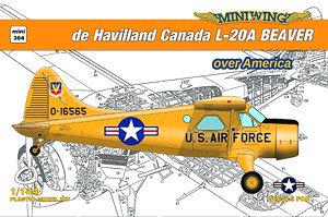 DHC L-20A ビーバー 「アメリカ上空」 (プラモデル)