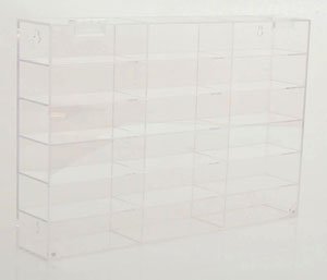 Acrylic Display Case for 1/43 x 18 Cars (Size:approx 45.5 x 8 x30.5cm) (Diecast Car)