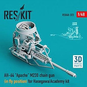AH-64 アパッチ M230 チェーンガン (飛行モード) (ハセガワ/アカデミー用) (プラモデル)