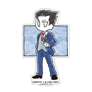 CAPCOM×B-SIDEステッカー 逆転裁判 成歩堂龍一 ラインアート (キャラクターグッズ)