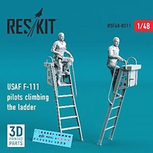 米空軍 F-111パイロットw/搭乗ラダー (2体入) (プラモデル)