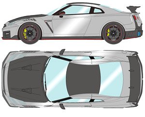 NISSAN GT-R NISMO Special edition 2024 アルティメイトメタルシルバー (ミニカー)