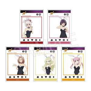 あやかしトライアングル トレーディングフォト風アクリルカード バニーver. (5個セット) (キャラクターグッズ)