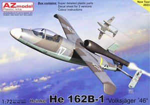 Heinkel He 162B-1 `Volksjager 46` (Plastic model)