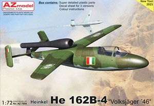 Heinkel He 162B-4 `Volksjager 46` (Plastic model)