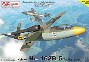 He162B-5 `フォルクスイェーガー 1946年` (プラモデル)