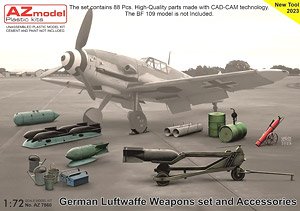 German Luftwaffe Weapons set and Accessories (Plastic model)
