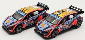 ヒョンデ i20 N Rally1 2022年ラリー・ジャパン 1-2フィニッシュ ＃11＆＃8 2台セット (ミニカー)