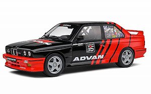 BMW E30 M3 ドリフトチーム 1990 (ブラック/レッド) (ミニカー)