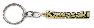 Kawasaki Tank Emblem (Gold) Metal Key Chain (Diecast Car)