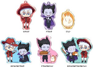 The Vampire Dies in No Time. 2 Waiwai Acrylic Key Ring (Set of 6) (Anime Toy)
