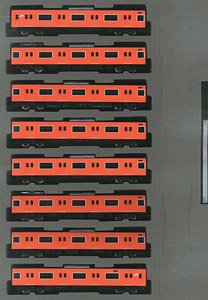 JR 201系通勤電車 (JR西日本30N更新車・オレンジ) セット (8両セット) (鉄道模型)