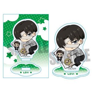 Gyugyutto Mini Stand Attack on Titan Levi (Eren & Zeke) Good Night Ver. (Anime Toy)