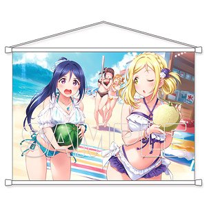 『ラブライブ！サンシャイン!!』 B2タペストリー Aqours 果南&鞠莉 [6] (キャラクターグッズ)