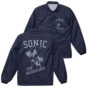 Sonic the Hedgehog Sonic College Coach Jacket Navy S (Anime Toy)