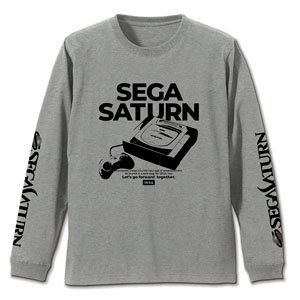 Sega Saturn Long Sleeve T-Shirt Mix Gray L (Anime Toy) - HobbySearch ...