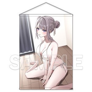 千種みのり描き下ろし お部屋で水着になってみた早乙女志乃ちゃん タペストリー 【B1】 (キャラクターグッズ)