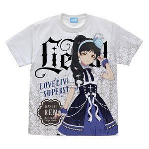 ラブライブ！スーパースター!! 葉月恋 フルグラフィックTシャツ ロリータファッション WHITE L (キャラクターグッズ)