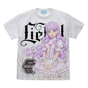 Love Live! Superstar!! Wien Margarete Full Graphic T-Shirt Lolita Fashion White S (Anime Toy)