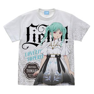 ラブライブ！スーパースター!! 鬼塚冬毬 フルグラフィックTシャツ ロリータファッション WHITE M (キャラクターグッズ)