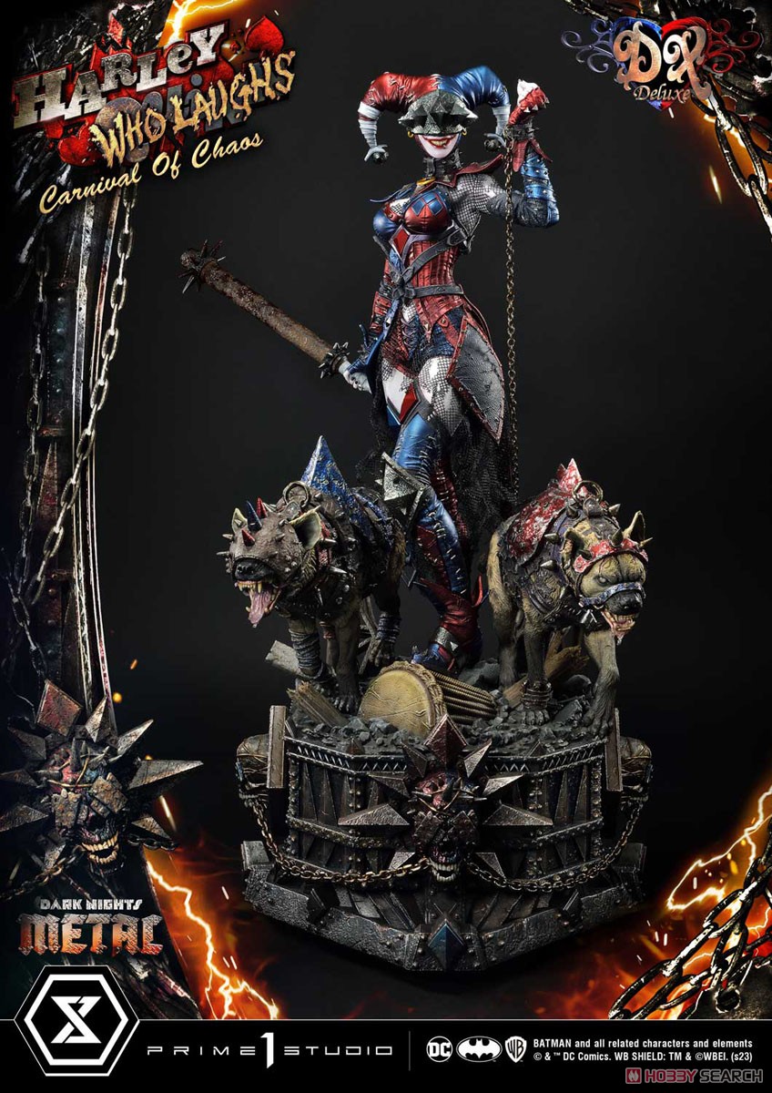 【銀行振込前入金】 ミュージアムマスターライン ダークナイツ：メタル ハーレイ・クイン フー・ラフス DX版 (完成品) 商品画像1