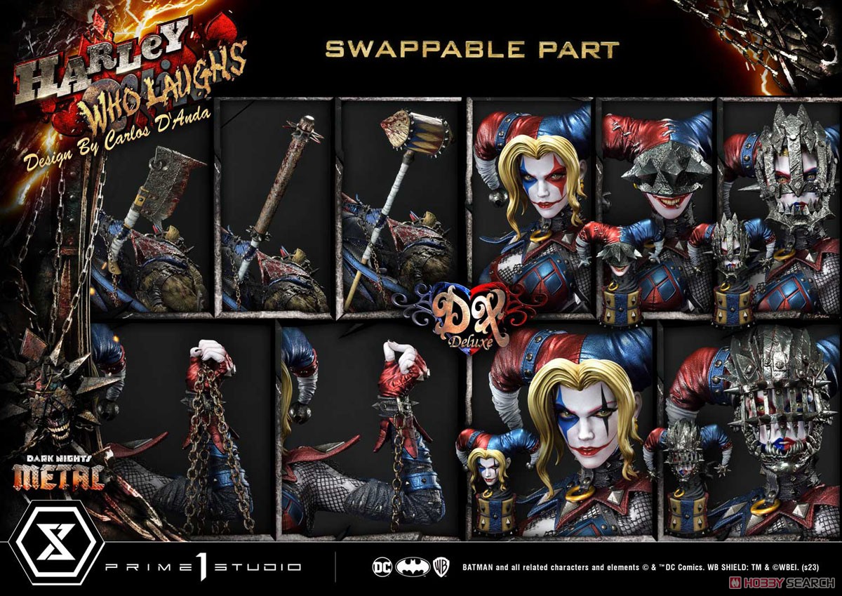 【銀行振込前入金】 ミュージアムマスターライン ダークナイツ：メタル ハーレイ・クイン フー・ラフス DX版 (完成品) 商品画像19 モーダル