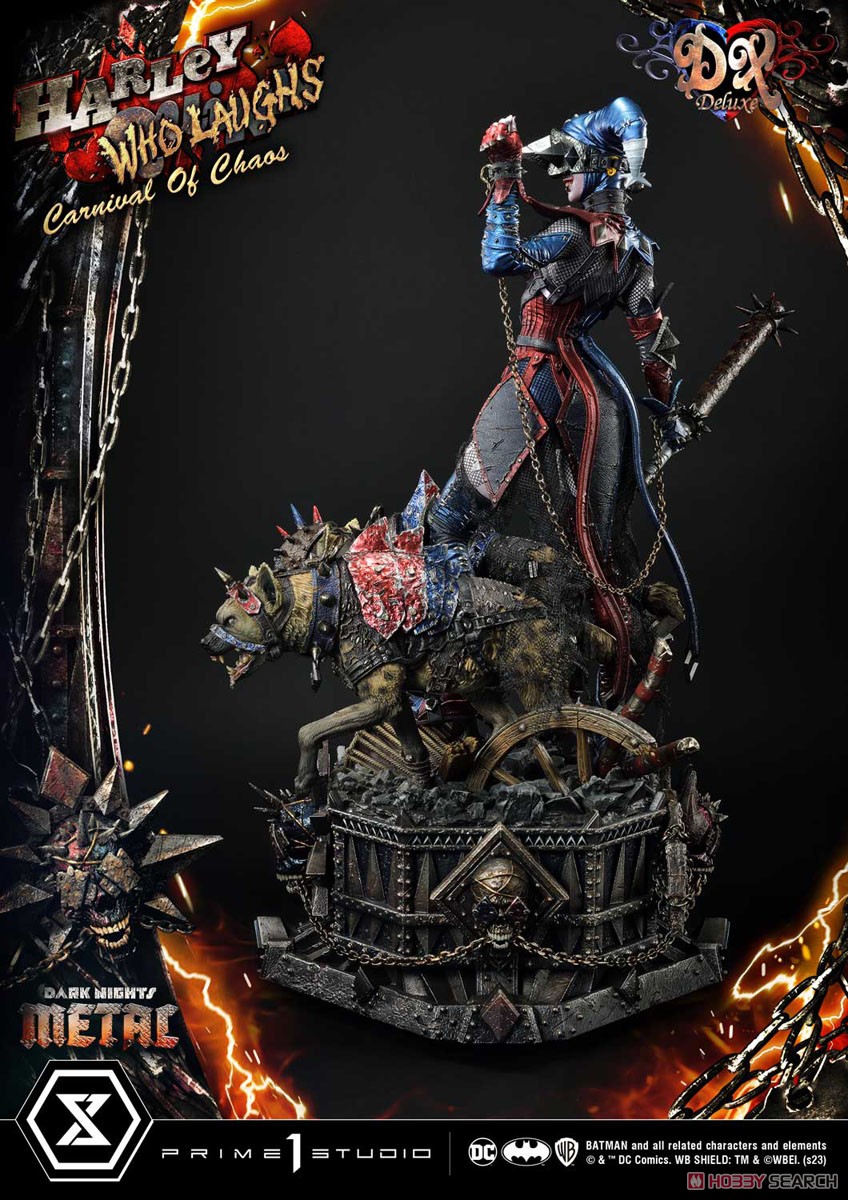 【銀行振込前入金】 ミュージアムマスターライン ダークナイツ：メタル ハーレイ・クイン フー・ラフス DX版 (完成品) 商品画像2