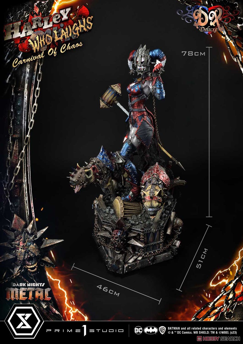 【銀行振込前入金】 ミュージアムマスターライン ダークナイツ：メタル ハーレイ・クイン フー・ラフス DX版 (完成品) 商品画像20 モーダル