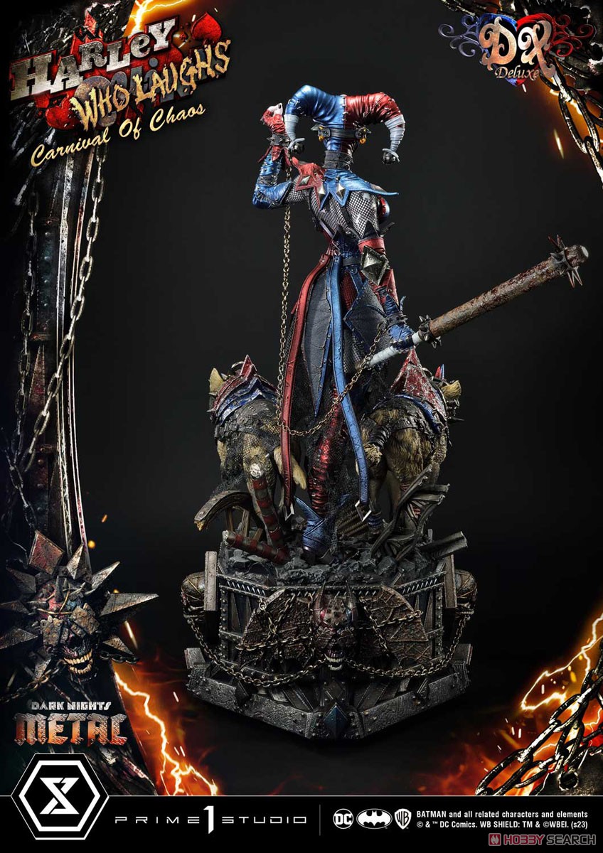 【銀行振込前入金】 ミュージアムマスターライン ダークナイツ：メタル ハーレイ・クイン フー・ラフス DX版 (完成品) 商品画像3