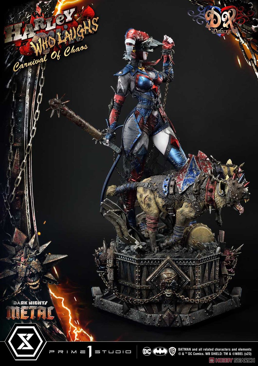 【銀行振込前入金】 ミュージアムマスターライン ダークナイツ：メタル ハーレイ・クイン フー・ラフス DX版 (完成品) 商品画像4