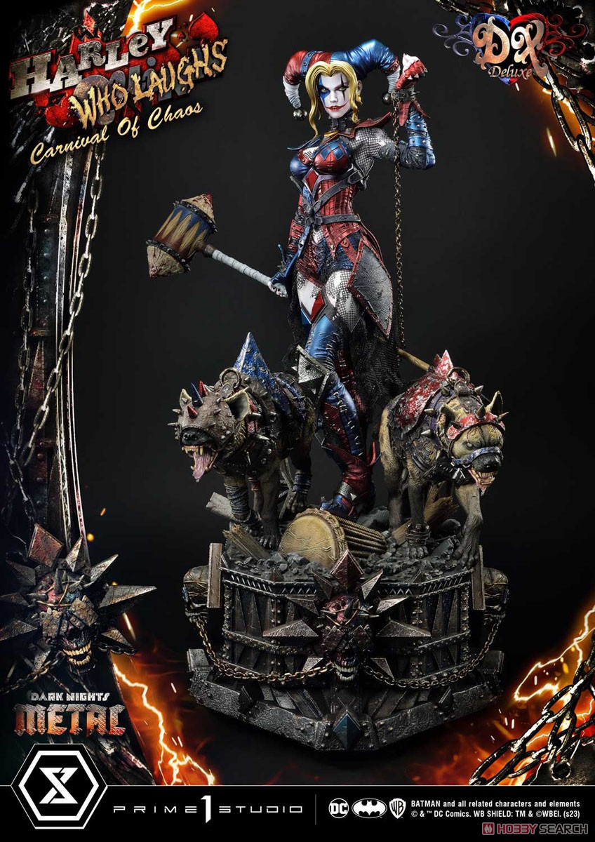 【銀行振込前入金】 ミュージアムマスターライン ダークナイツ：メタル ハーレイ・クイン フー・ラフス DX版 (完成品) 商品画像5