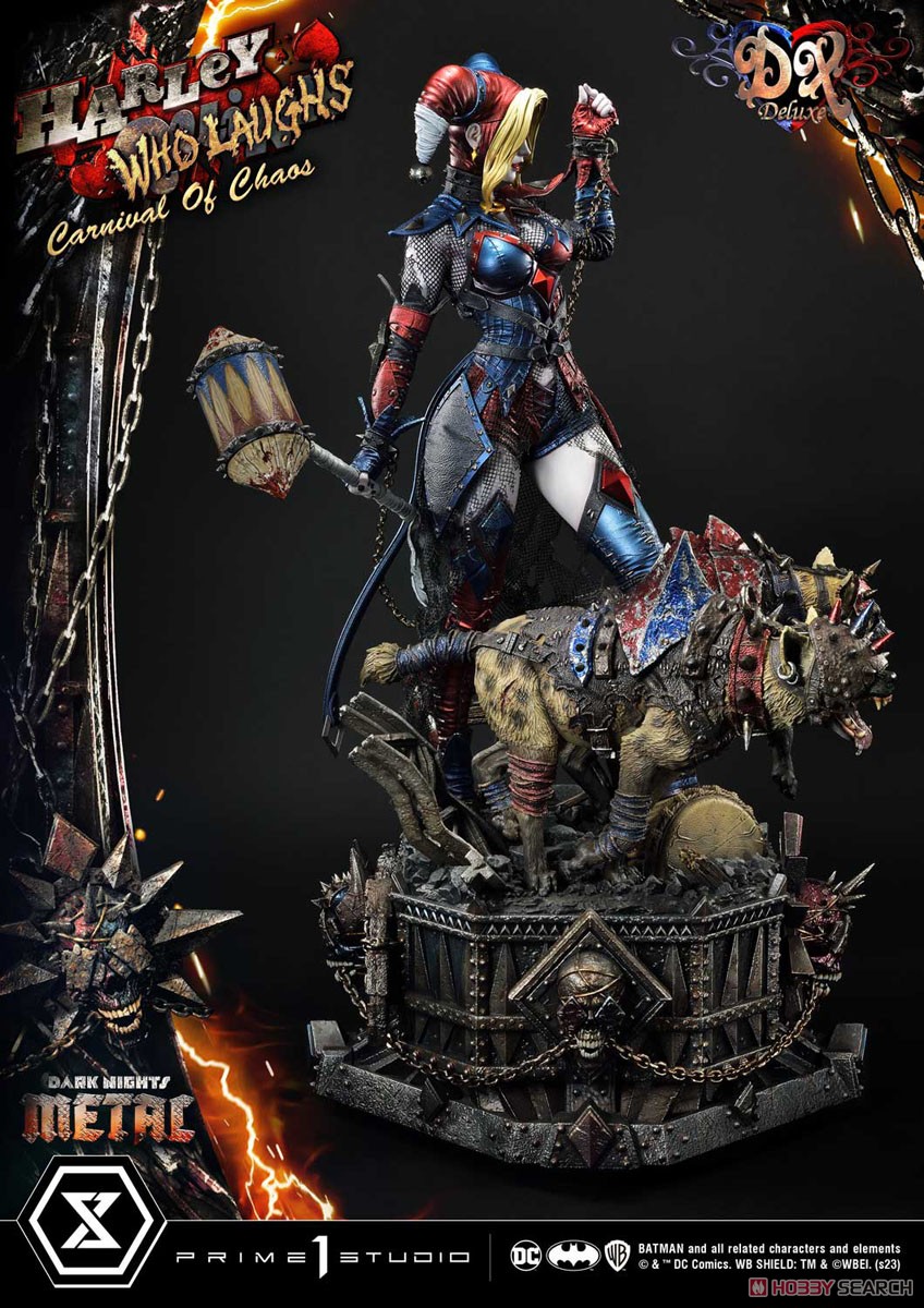 【銀行振込前入金】 ミュージアムマスターライン ダークナイツ：メタル ハーレイ・クイン フー・ラフス DX版 (完成品) 商品画像8