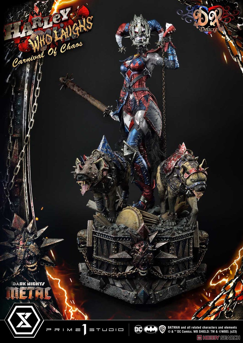 【銀行振込前入金】 ミュージアムマスターライン ダークナイツ：メタル ハーレイ・クイン フー・ラフス DX版 (完成品) 商品画像9