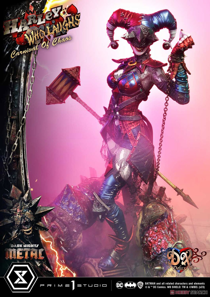 【銀行振込前入金】 ミュージアムマスターライン ダークナイツ：メタル ハーレイ・クイン フー・ラフス DX版 (完成品) その他の画像5 モーダル