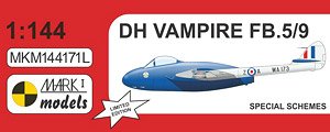 DH Vampire FB.5/9 `Special Schemes` (Plastic model)