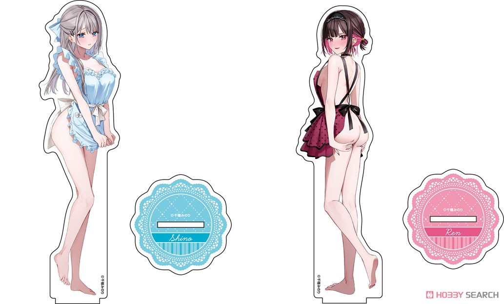 「千種みのり」 描き下ろしBIGアクリルスタンド 【エプロンver.】 (2) 白雪恋 (キャラクターグッズ) その他の画像1