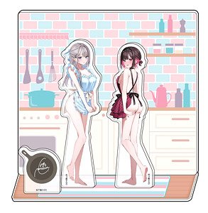 [Minori Chigusa] [Especially Illustrated] Acrylic Diorama [Apron Ver.] (Anime Toy)