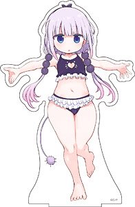 [Miss Kobayashi`s Dragon Maid] [Especially Illustrated] Big Acrylic Stand LL [Swimwear Ver.] (2) Kanna (Anime Toy)