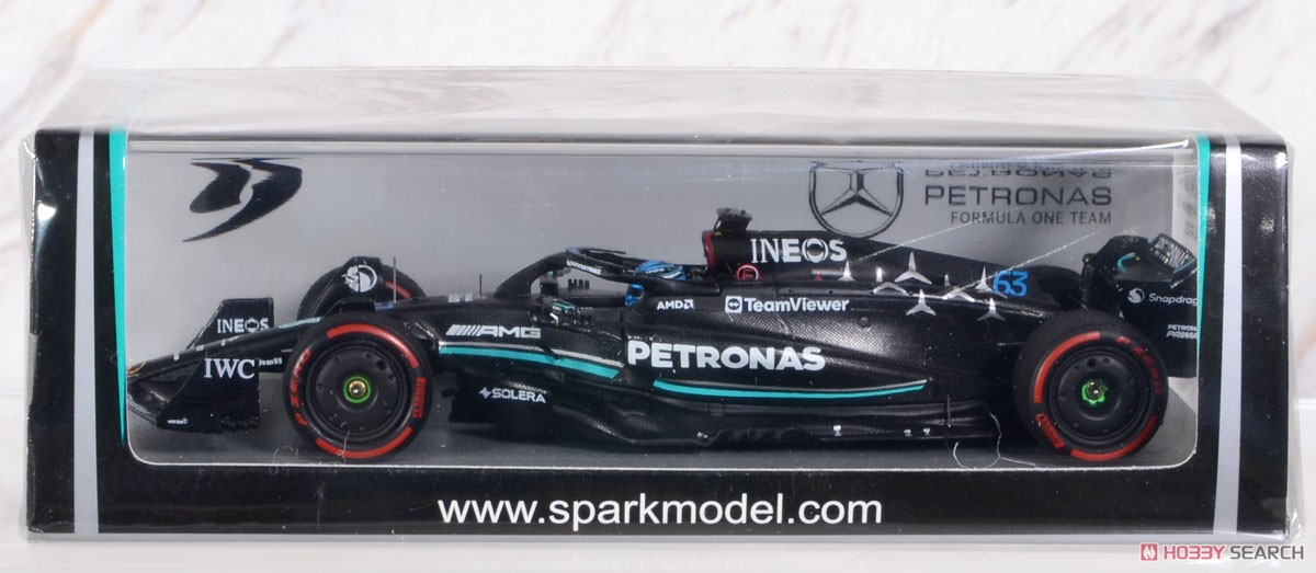 Mercedes-AMG Petronas F1 W14 E Performance No.63 Mercedes-AMG Petronas Formula One Team 3rd Spanish GP 2023 George Russell (Diecast Car) Package1