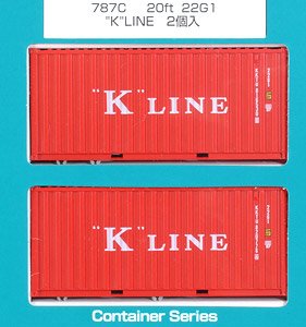 1/80(HO) 20ft 22G1 `K` LINE (2 Pieces) (Model Train)