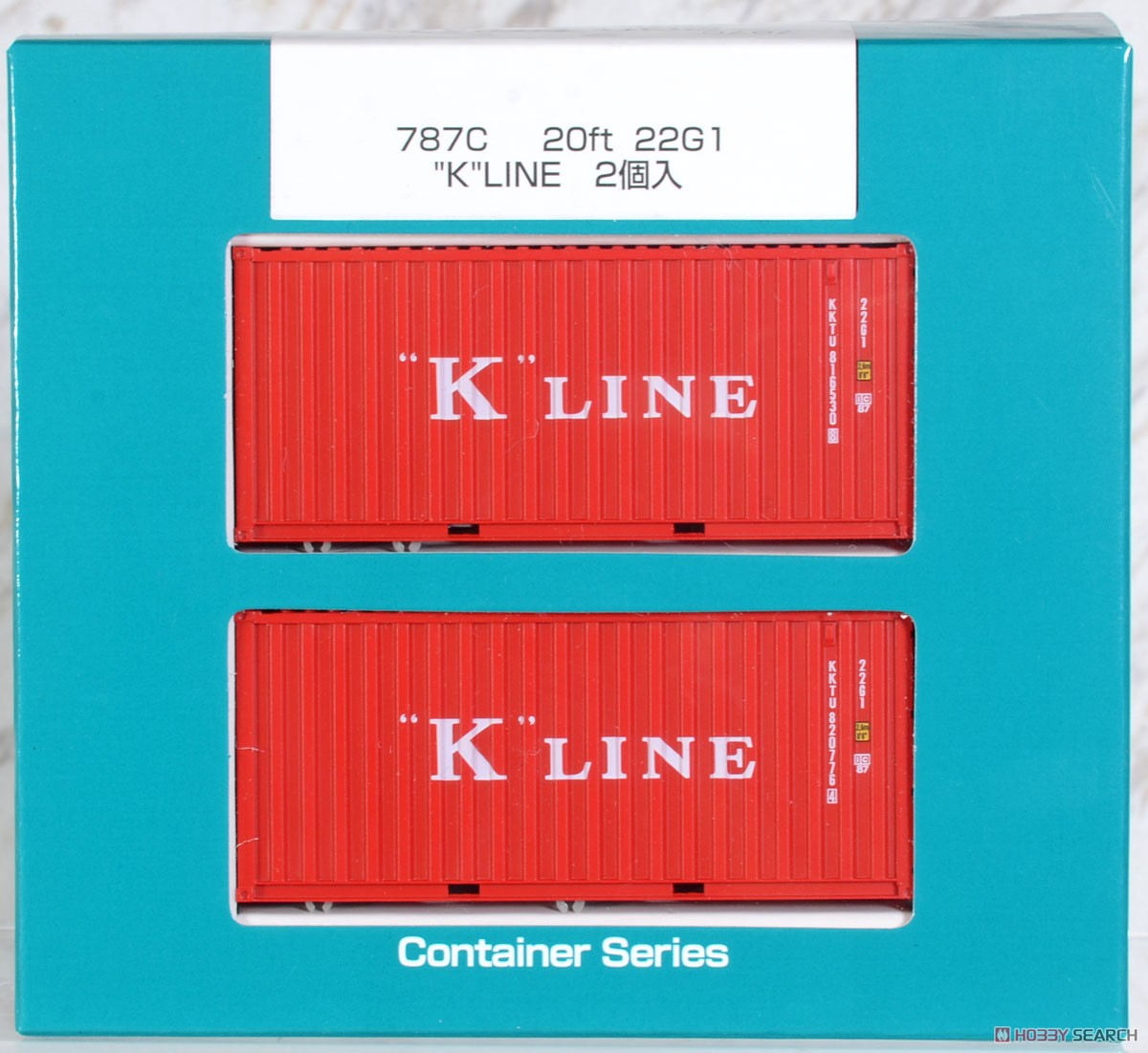 1/80(HO) 20ft 22G1 `K` LINE (2 Pieces) (Model Train) パッケージ1