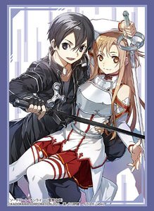 Bushiroad Sleeve Collection HG Vol.3945 Dengeki Bunko Sword Art Online [Kirito & Asuna] Part.2 (Card Sleeve)